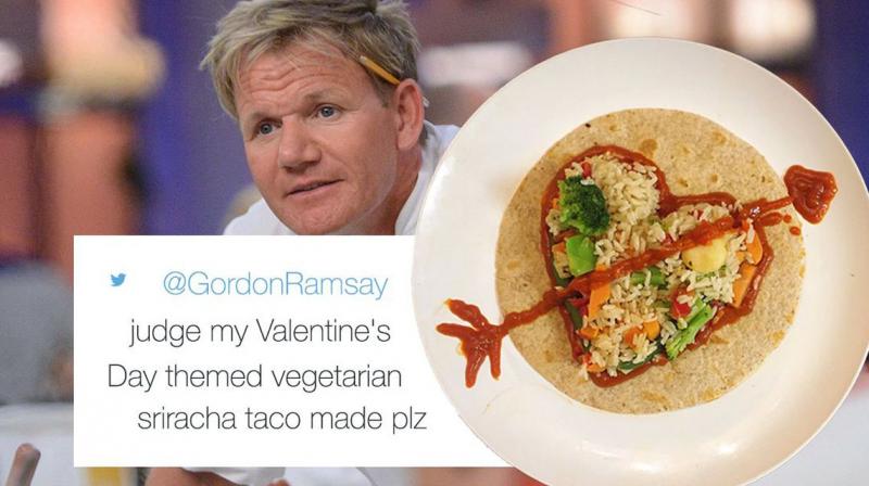 Gordon Ramsay left no stone unturned to pull people apart while offering his food critique on social media.(Photo: Twitter)