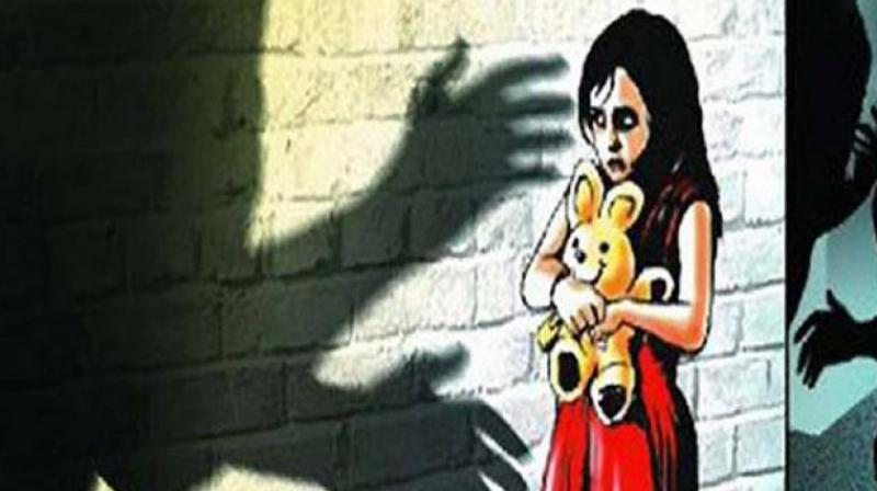 The police rescued four minor girls aged below eight years, who were being trafficked by the accused Kamsani Kalyani, 25,and Kamsani Anitha, 30, residents of Ganesh Nagar in Yadagirigutta on July 30.(Representational Image)
