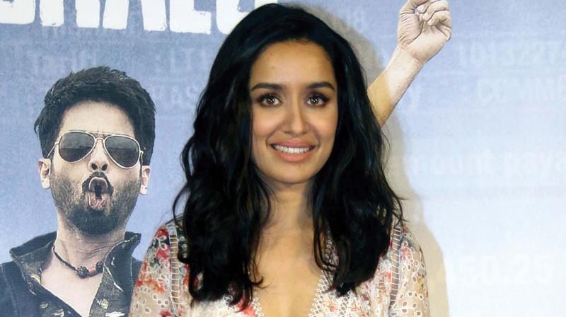 Shraddha Kapoor gets down to work