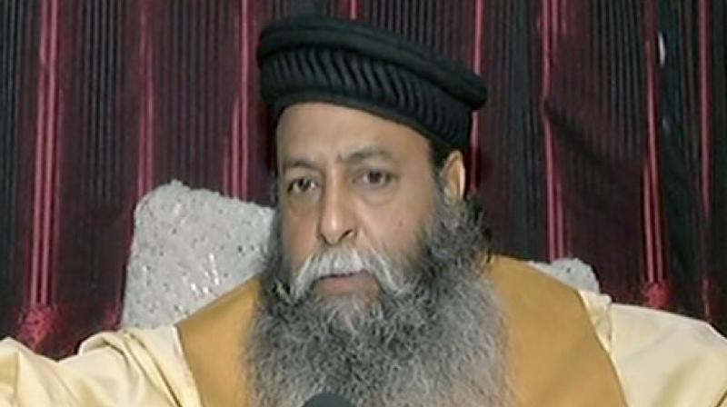 Suraj Pal Amu hit headlines when he recently announced a reward of Rs 10 crore for anyone who beheads actress Deepika Padukone, and filmmaker Sanjay Leela Bhansali, and praised a Meerut youth who had announced Rs 5 crore bounty for beheading them. (Photo: ANI)