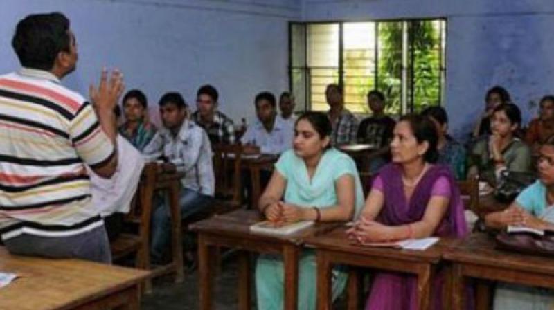 A 20 per cent weightage for score in Teacher Eligibility Test will be provided in recruitment exams for school assistants, SGTs and language pandits. (Representational image)