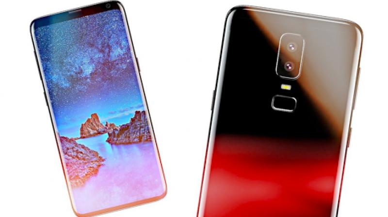 The Vkworld S9 comes equipped with a dual camera setup on the rear panel, followed by a fingerprint sensor that is placed exactly how the Galaxy S9 is rumoured to adopt.