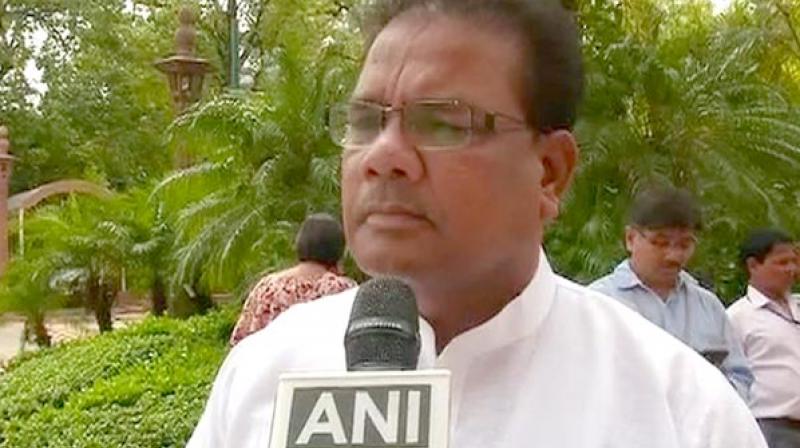 Congress Member of Parliament (MP) from Assam, Ripun Bora expressed concern over the exclusion of names of 40.07 lakh people from the list and termed it a politically motivated move. (Photo: ANI)