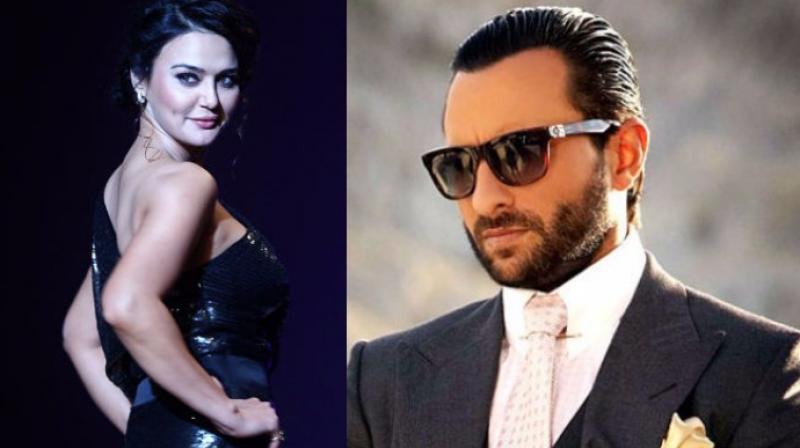 Preity Zinta and Saif Ali Khan.