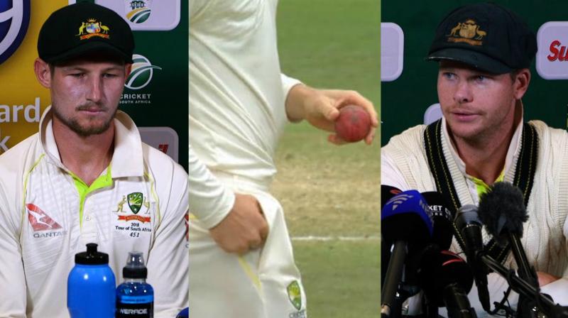 \Letting one side of the ball roughen up during play takes some time. That is why ball tampering has become popular,\ the Sports Consultant said. (Photo: AFP/Screengrab)