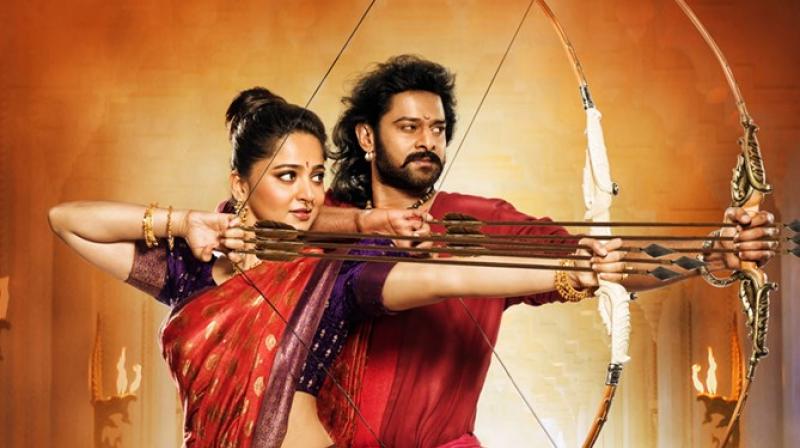 Prabhas and Anushka Shetty in the oster of Baahubali:The Conclusion.