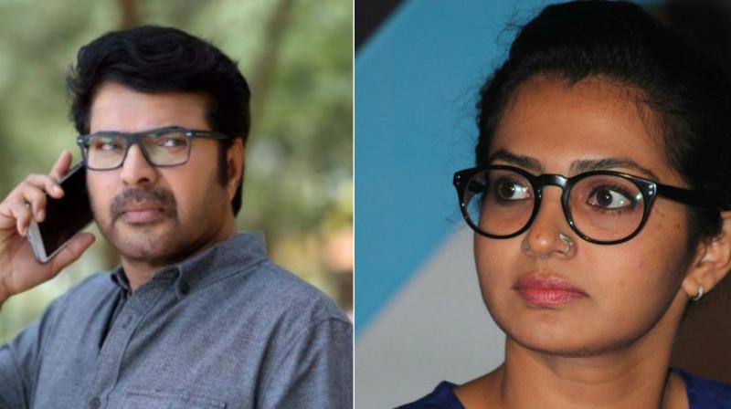 A man was today arrested following a police complaint by award-winning actress Parvathy.