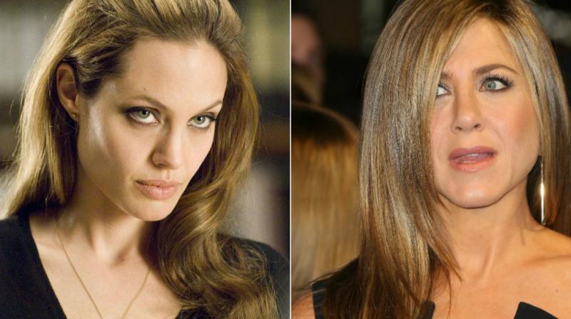 Angelina Jolie and Jennifer Aniston.