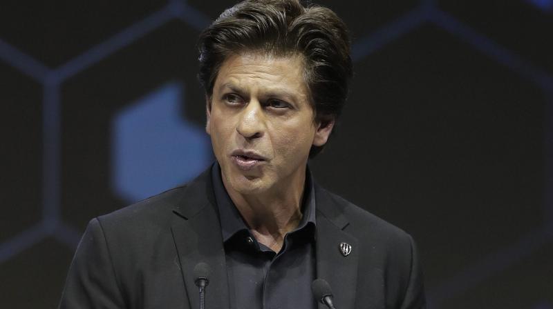 Shah Rukh Khan speaking at the World Economic Forum 2018.