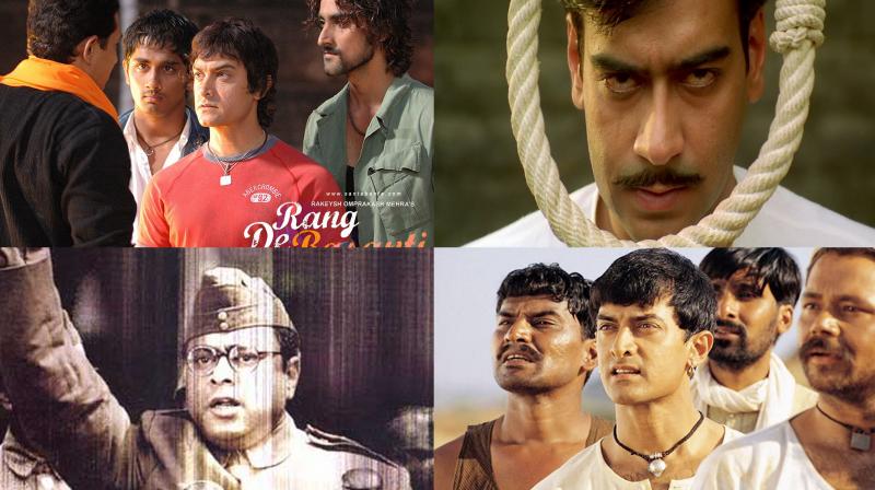 Patriotic Bollywood films.