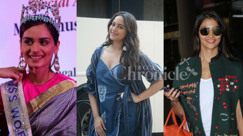 Snapped: Manushi Chhillar, Sonakshi Sinha, Pooja Hegde and others in the city