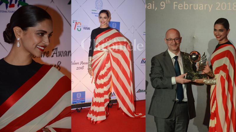 Actress Deepika Padukone gets honoured by Italian Consulate