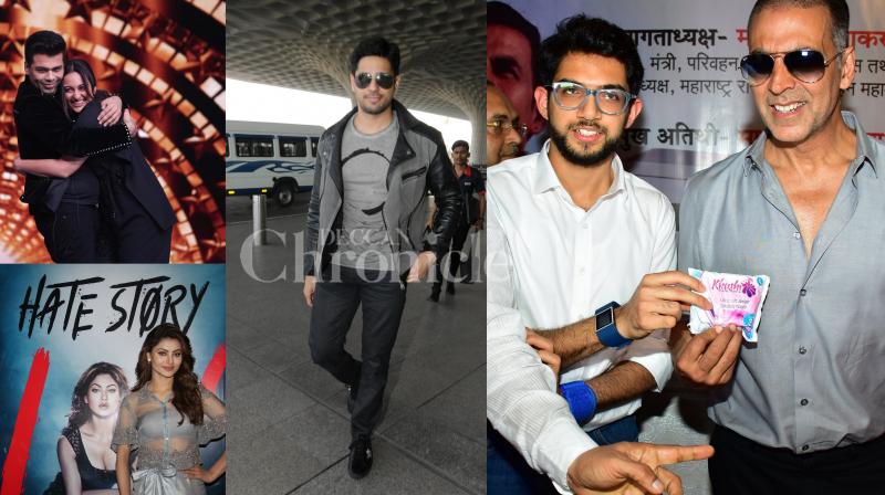 B-town celebs spotting: Akshay, Sonakshi, Sidharth and Urvashi in the city