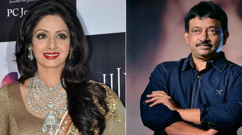 RGV will officially announce the biopic on Sridevi once the story is locked.