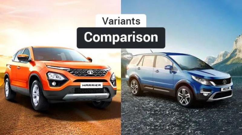 The Tata Hexa is bigger than the Harrier by every measure.