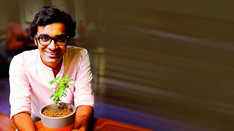 Warrior for  the environment: Divyanshu Asopas green products are causing a stir of sorts. (Photo: DC)