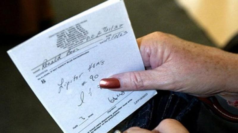 In view of the criticism, some doctors have started giving computerised prescriptions to their patients (Photo: AFP)