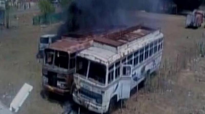 The centre seeked detailed report over Tuesdays violence and steps taken by the state government to restore normalcy. (Photo: ANI/Twitter)