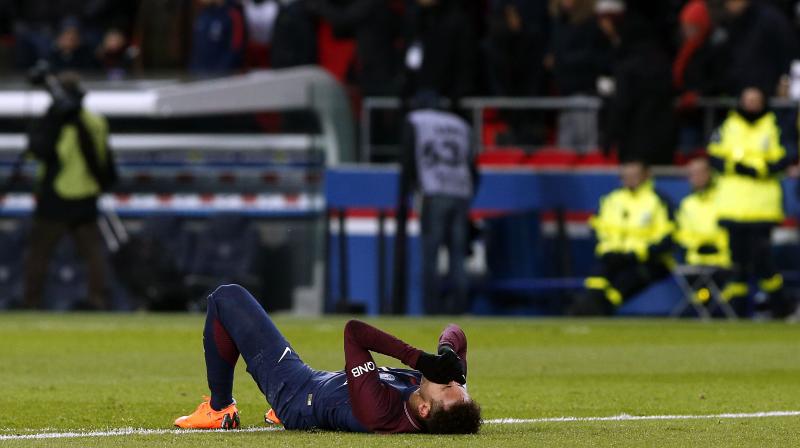 Neymar is all but certain to miss Wednesdays French Cup quarter-final against Marseille and the weekends Ligue 1 visit to Troyes, with the Real clash just three days later. (Photo: AP)