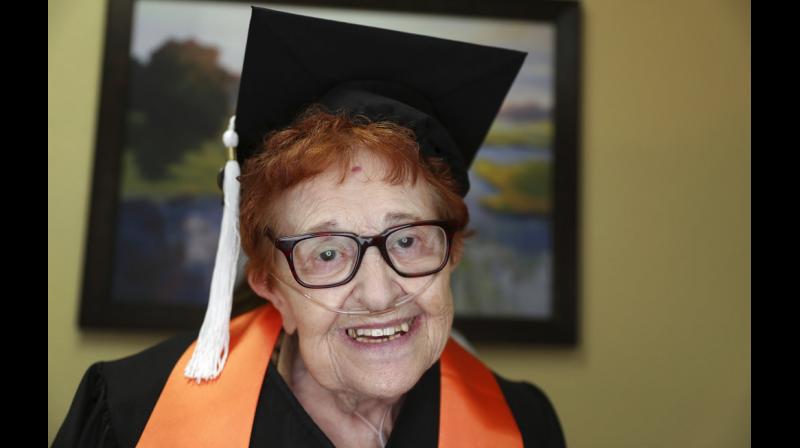 Fein, now 84, went back to school and will accomplish a long-held goal this week when she graduates from the University of Texas at Dallas with a bachelors degree.