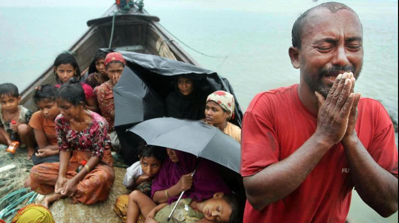 The minister of state for foreign affairs, Mohammed Shahriar Alam, said on Friday that Bangladesh was paying the entire roughly USD 280 million to build homes and fortify the muddy island in the Bay of Bengal from cyclones, and that it was mulling a formal request for international funds. (Photo: AP | Anurup Titu)