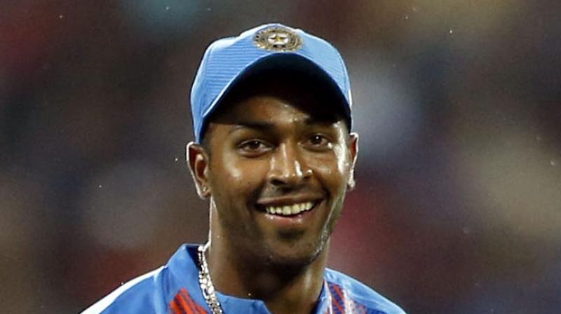 Hardik Pandya played a major role in Sundays deciding match at Bristol with bat and ball taking four for 38 and scoring a rapid 33 not out that helped India get past Englands 198-9 total. (Photo: AP)