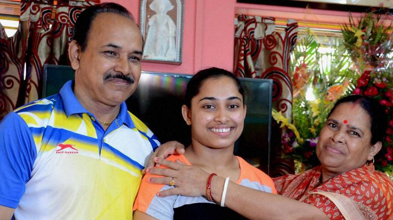\I am very happy because after Rio she could not take part in any competition. This is the first competition after her surgery and so I am very happy,\ said Dipa Karmakars father Dulal Karmakar. (Photo: PTI)