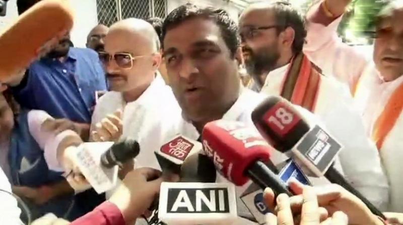 BSP MLA Anil Singh said, I have voted for BJP, I dont know about the rest. (Photo: ANI | Twitter)