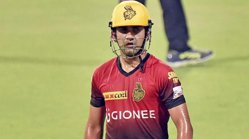 Disappointed at his teams fielding effort, Kolkata Knight Riders skipper Gautam Gambhir said, \We need to improve in our fielding, weve been very sloppy throughout the tournament. We really need to pull up our socks.\ (Photo: PTI)