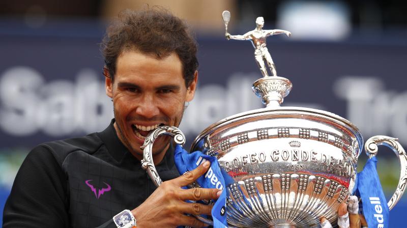 The 14-time Grand Slam champion, Rafa Nadal, also looks like the man to beat at Roland Garros after winning on a Barcelona court named after him and where he didnt drop a set all week. (Photo: AP)