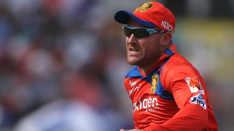 It is reported that Brendon McCullum has been advised three-four weeks of intensive rehabilitation so as to not aggravate the damage in his hamstring. (Photo: BCCI)