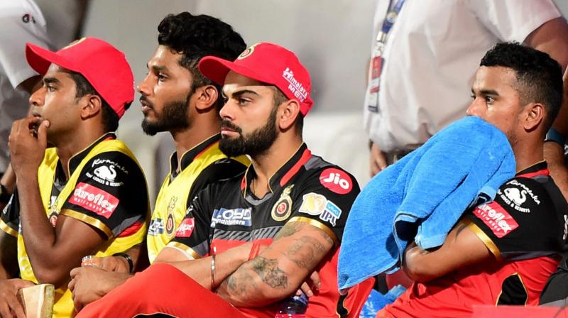 \We let ourselves down with the bat once again. I have not seen so many collapses for a team in one season. You dont really understand what to do in times like these,\ said Royal Challengers Bangalore skipper Virat Kohli. (Photo: PTI)