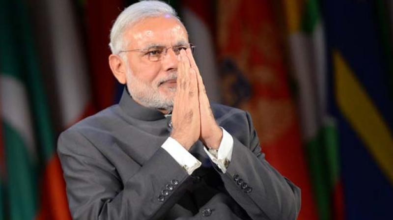 Prime Minister Narendra Modi will send his message highlighting the farmer welfare initiatives to the agricultural community through Krishi Vigyan Kendras. (Photo: AFP)