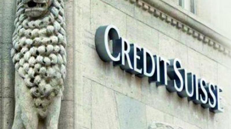 Credit Suisse said in a statement that its net loss was narrower than a year-earlier figure of 2.9 million Swiss francs.