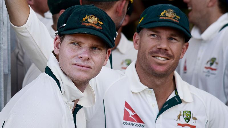 Smith and vice-captain Warner were each suspended for 12 months after the ball-tampering scandal broke in March, while opening batsman Bancroft was banned for nine months. (Photo: AFP)