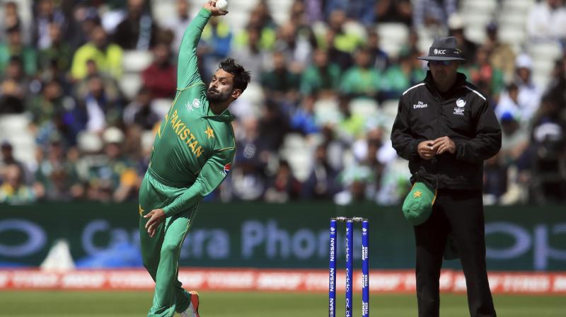 This is the third time that Mohammad Hafeezs action has been reported as suspect. He was first suspended from bowling in December 2014 before he was cleared the following April.  His action was reported for a second time in June 2015. (Photo: AP)