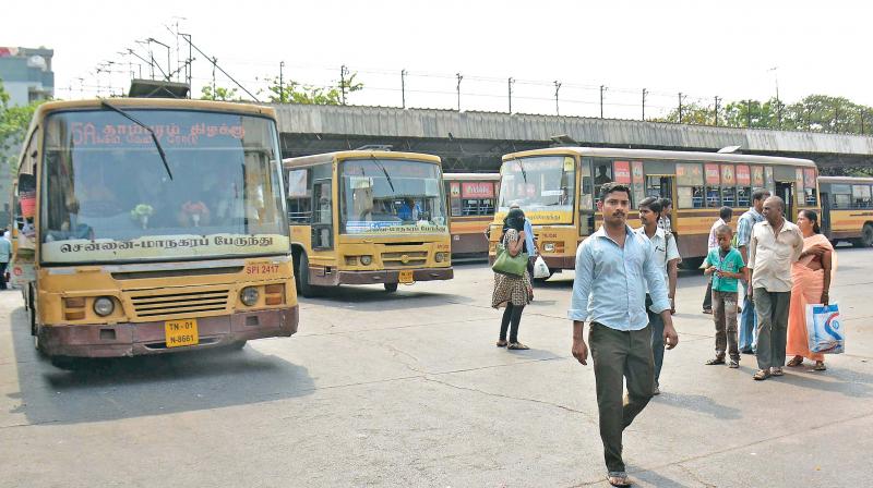 T Nagar bus depot. 	(Photo: DC)