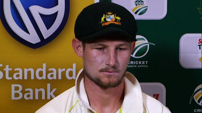 â€œEveryone is disappointed about what we have done for the game. It is a great shock to everyone. We need to improve. I have never ever been involved in tampering of the ball. It completely compromises my values and what I stand for as a player and a person. Its not acceptable,\ said Cameron Bancroft. (Photo: AFP)