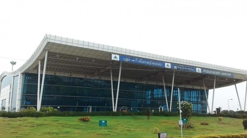 Puducherry airport prior to being inaugurated. The regional aviation scheme will be in operation for 10 years.