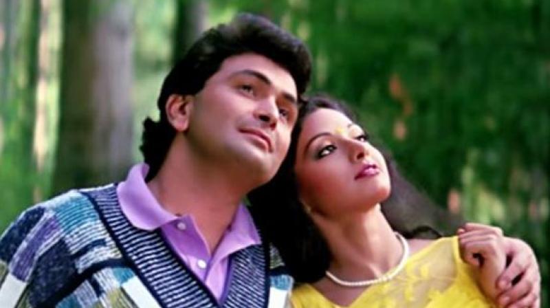 Rishi Kapoor and Sridevi acted together in multiple films.