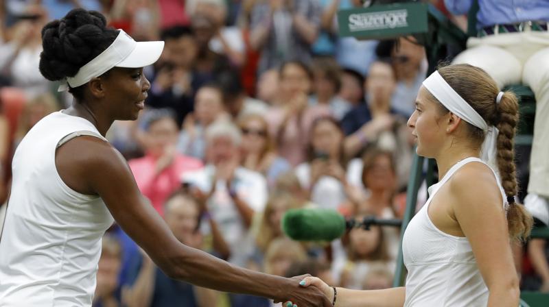 Venus Williams, an eight-time Wimbledon finalist, will play Britains Johanna Konta or Romanias Simona Halep in Thursdays semi-finals.(Photo: AP)