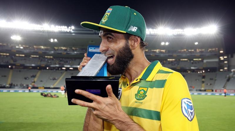 Describing Imran Tahir as a consistent player, Faf Du Plessis said that he was glad to have massive weapon like the 37-year-old in the team. (Photo: AFP)