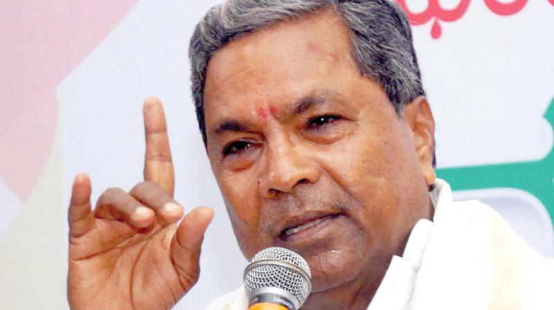 Chief Minister Siddaramaiah speaks at the meet the press programme in Bengaluru on Sunday  (Image: KPN )