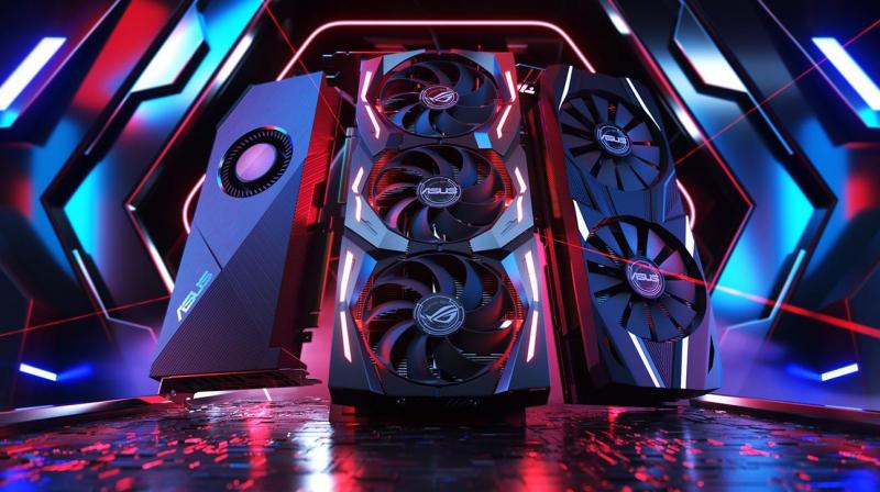 The ROG Strix GeForce RTX 2080 Ti and 2080 keep Turing cool with Axial-tech fans.