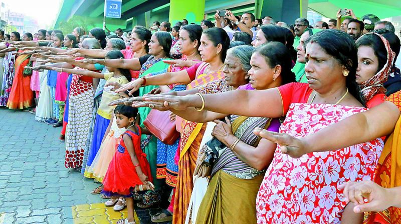 The organisers claimed that 55 lakh women, well beyond their expectations, took part in the event. (Photo: DC)