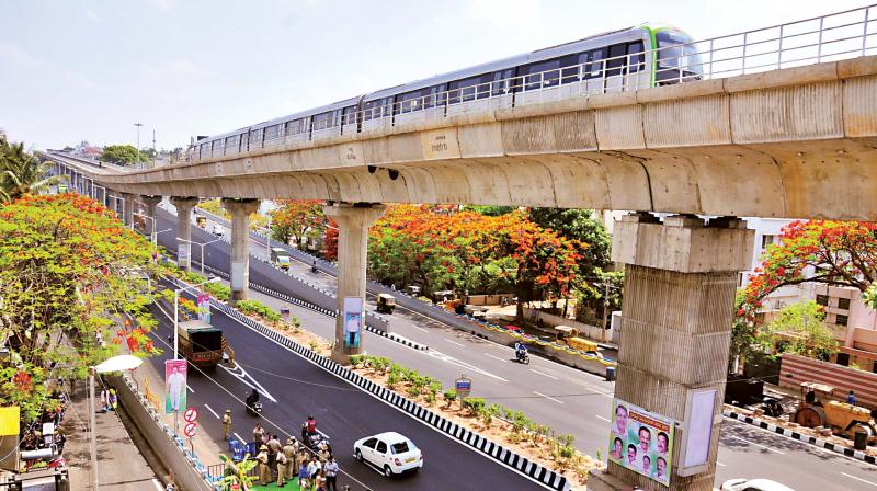 Christened the Green Line, the last stretch of this line extends for over 10.5 kilometres and connects Sampige Road and Yelachenahalli metro stations providing Metro connectivity to South Bengalureans.