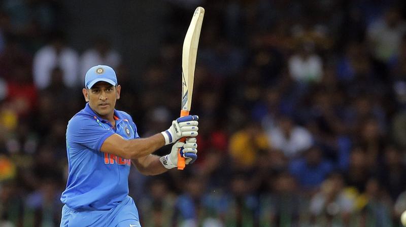 MS Dhoni scored 49 in his eventful 300th ODI. (Photo: AP)