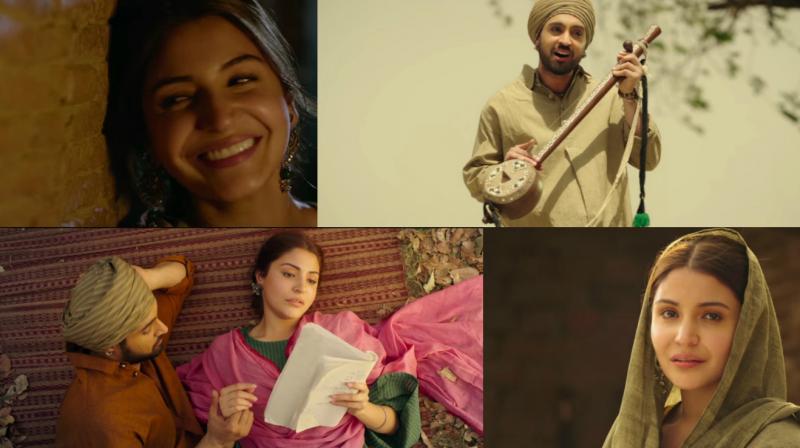 Screen grabs from the song Dum Dum from Phillauri.