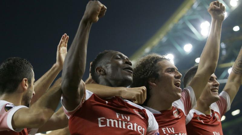 Unai Emerys Gunners have now won 11 games in a row in all competitions -- the clubs best run since 2007 -- and are on the verge of qualifying for the Europa League last 32. (Photo: AP)
