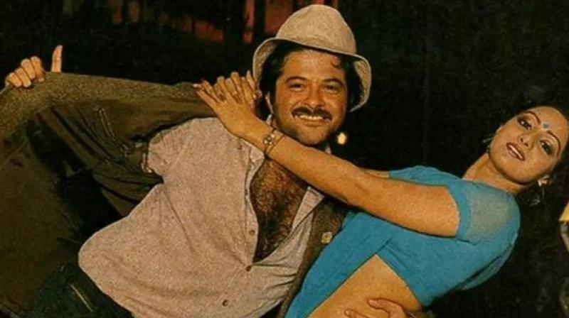 Sridevi and Anil Kapoor in Mr India 2.